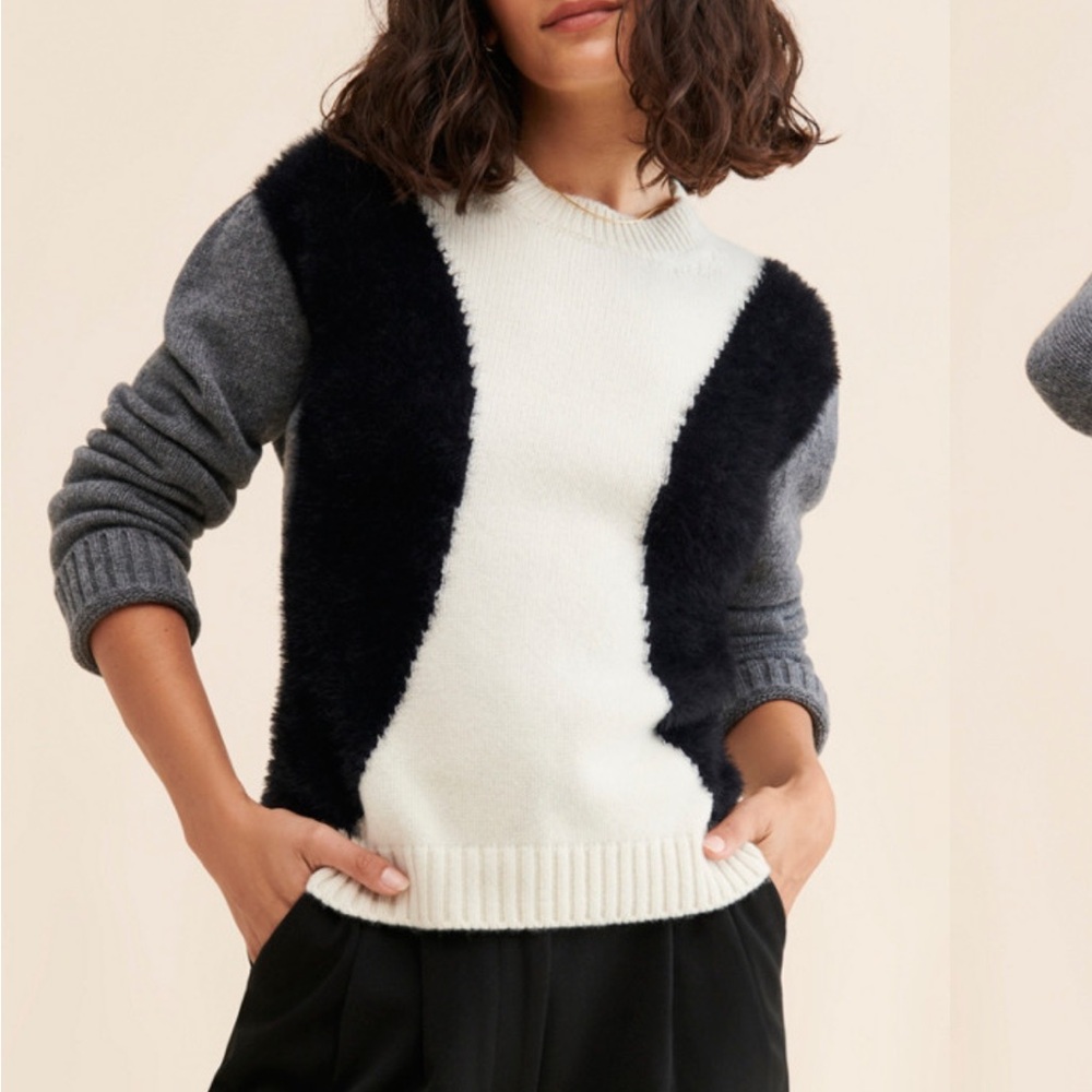 Floor - Colorblock Motif Sweaters
